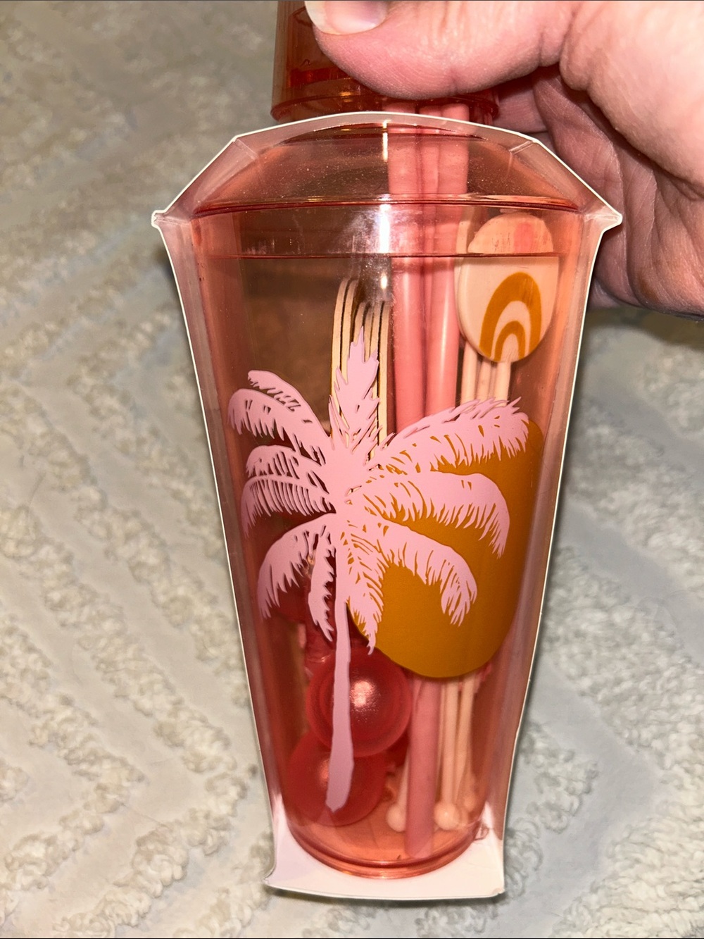 ✳️Sunnylife Cocktail Essentials Kit - Coral Pink✳️ - Picture 3 of 5